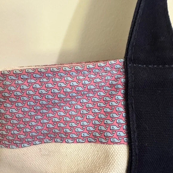 Vineyard Vines Canvas Tote Beach Bag - Picture 3 of 7